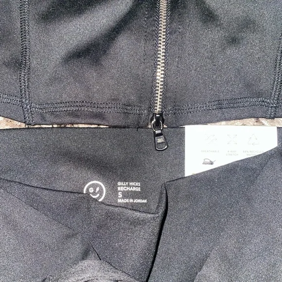 Gilly Hicks Black bow track suit size S - Picture 3 of 7